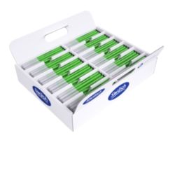 Swash Komfigrip Handwriting Pens in a Class Tray Black Pack of 300