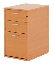 Classic Plus Deep Desk High Pedestal Beech 41W x 60D x 72H cm 
