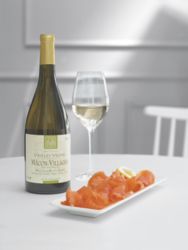 M&amp;S - White Burgundy and Smoked Salmon Gift Set