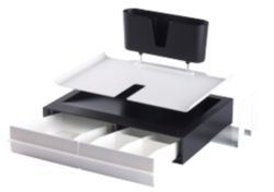 Avery All In One Pro Desktop Organiser Black And White 