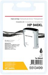 Office Depot HP Office Depot Compatible HP 940XL Black Inkjet Cartridge C4906A 