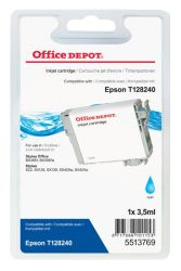 Office Depot Compatible Epson T1282 Cyan Inkjet Cartridge C13T12824010