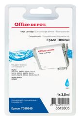 Office Depot Compatible Epson T0892 Cyan Inkjet Cartridge C13T08924010