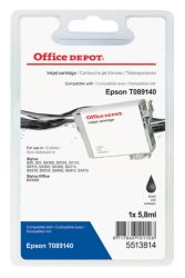 Office Depot Compatible Epson T0891 Black Inkjet Cartridge C13T08914010