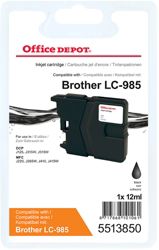 Office Depot Brother Office Depot Compatible Brother LC985BK Black Inkjet Cartridge 