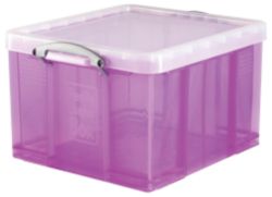 Really Useful Box Translucent Purple 42 Litre