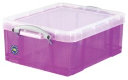 Really Useful Box Translucent Purple 18 Litre