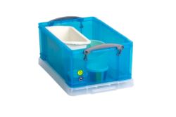 Really Useful Box Translucent Blue 9 Litre