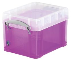 Really Useful Box Translucent Purple 3 Litre