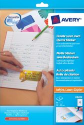 Avery E3612 Create Your Own Speech Bubble Stickers 12 Labels per Sheet