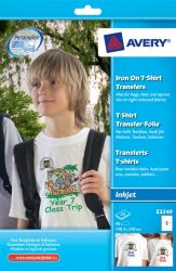Avery E3240 Iron On T Shirt Transfers 20 Transfers per Pack