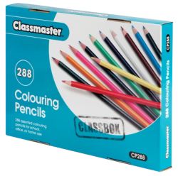 Classmaster Colouring Pencils Assorted Class Box of 288