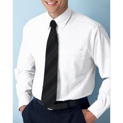 Alexandra Men s Long Sleeved Shirt White 185 collar Personalised