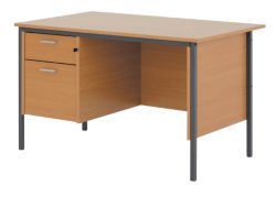 Classic Office Furniture Clerical Desk Beech 120W x 73D x 725H cm