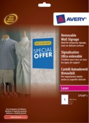 Avery Removable Wall Signage 190 x 275mm L7116 5