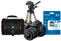 Nikon D5100 Digital SLR Camera Bundle With Lens SD Card and Tripod 