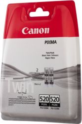 Canon PGI 520BK Black Inkjet Cartridge Twin Pack