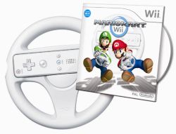 Nintendo Wii Mario Kart with Wheel Wii 