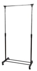 Small Mobile Garment Rack With Hangers