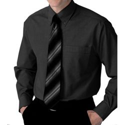 Alexandra Men s Long Sleeved Shirt Black 165 collar