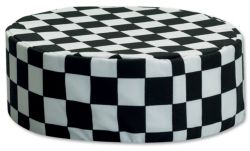 Alexandra Skull Cap Black White size M