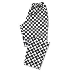 Alexandra Chef Trouser Full Elastic Black White size L