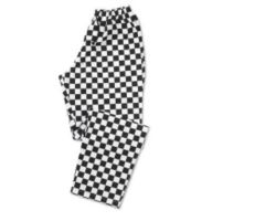 Alexandra Chef Trouser Full Elastic Black White size XXL