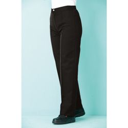 Alexandra Ladies Trousers 1 2 Elastic Black size 14