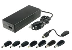 2 Power Universal Notebook Laptop Power Supply with 8 automatic voltage selecting tips 120w 