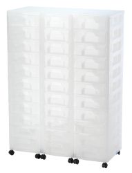 Really Useful Storage Unit 33 x 7L Clear Tower Clear Drawers