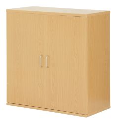 Newbury Office Environment Low Cupboard Oak 80W x 40D x 83H cm