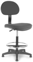 Ergonomic Draughtsman Chair Black