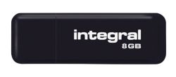 Integral Neon Flash Drive Black USB 20 8GB 