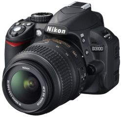 NIKON D3100 Digital SLR Camera with 18 55mm Zoom Lens 