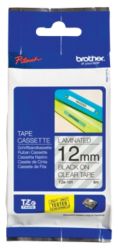 Brother P Touch TZE131 Label Tape 12mm x 8m Black on Clear 