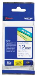 Brother P Touch TZE233 Label Tape 12mm x 8m Blue On White 