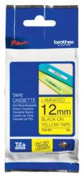 Brother P Touch TZE631 Label Tape 12mm x 8m Black On Yellow 