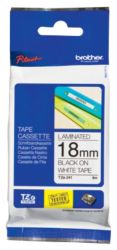 Brother P Touch TZE241 Label Tape 18mm x 8m Black On White 