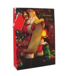 Traditional Santa Bottle Bag 450 x 330 x 100 mm
