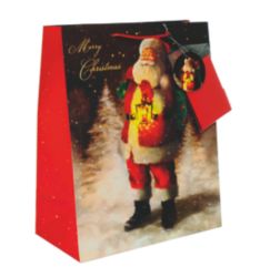 Traditional Santa Bottle Bag 330 x 265 x 140 mm