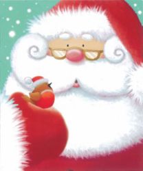 Santa Snowman Bumper Christmas Cards 120H x 100W mm