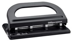 Office Depot Adjustable Four Hole Punch Up to 30 Sheet Capacity