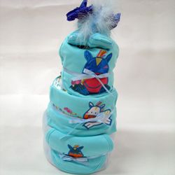 3 Tier Nappy Cake Baby Boy