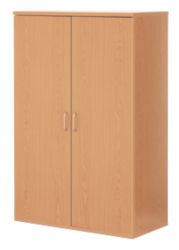 Newbury Office Environment Medium Cupboard Beech 80W x 40D x 1215H cm