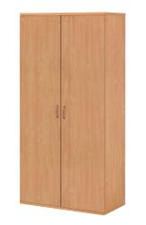Newbury Office Environment High Cupboard Beech 80W x 40D x 160H cm