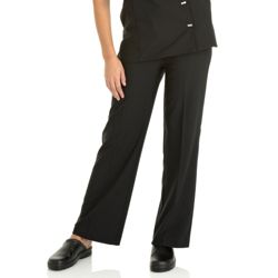 Alexandra Female Trousers Black Unhemmed size 28
