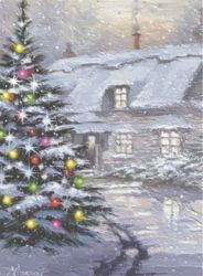 Winter Lane Non Personalised Christmas Cards 203H x 149W mm