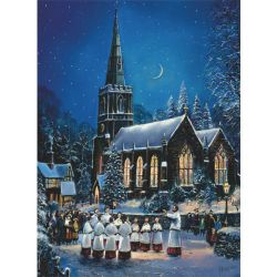 Carol Service Personalised Christmas Cards 203H x 149W mm