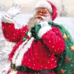 Ho Ho Ho Personalised Christmas Cards 160H x 160W mm