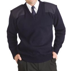 Alexandra Unisex V Neck Pullover Navy Chest 34